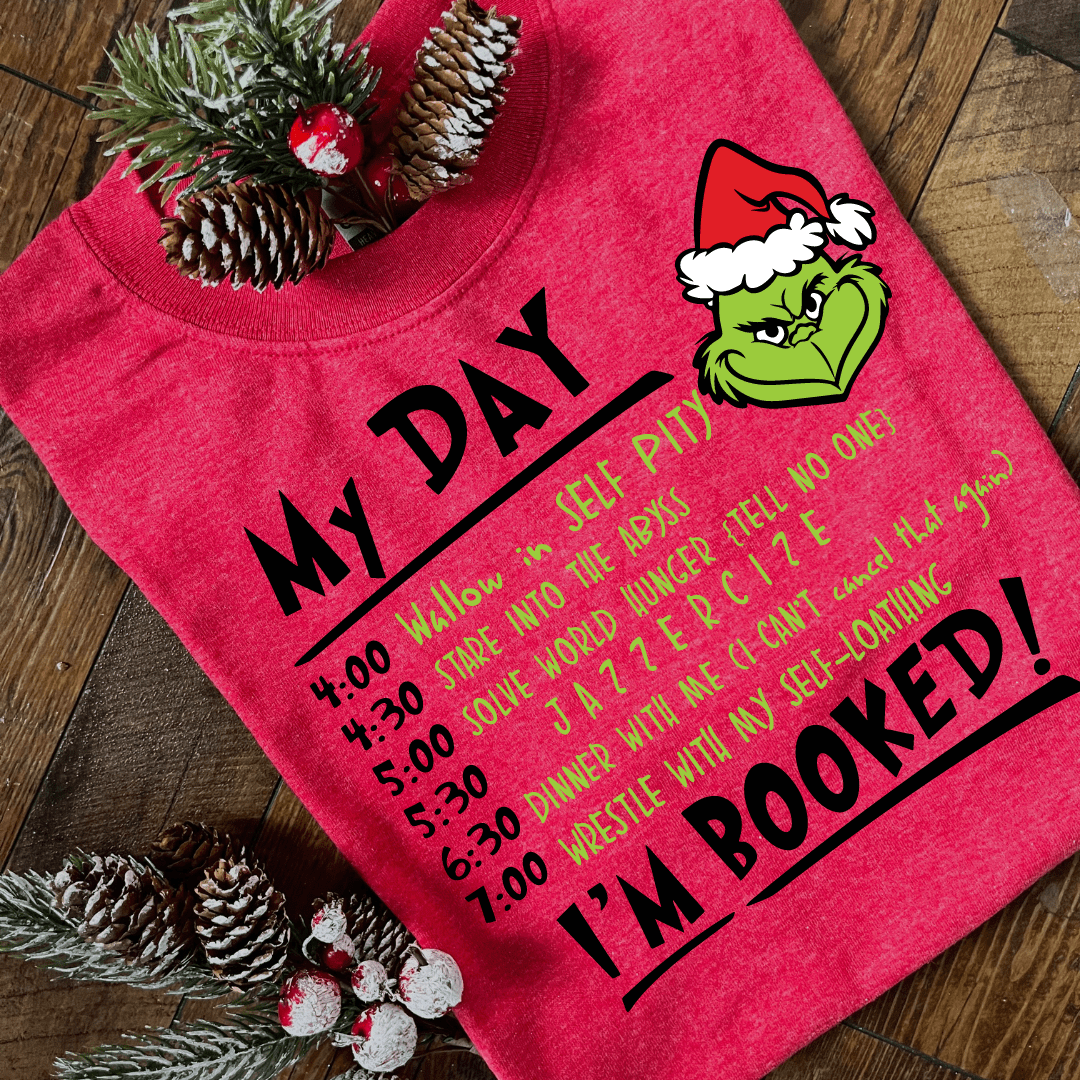 The Grinch Christmas Schedule Funny Holiday Sweatshirt Hoodie Shirt –  Teeholly