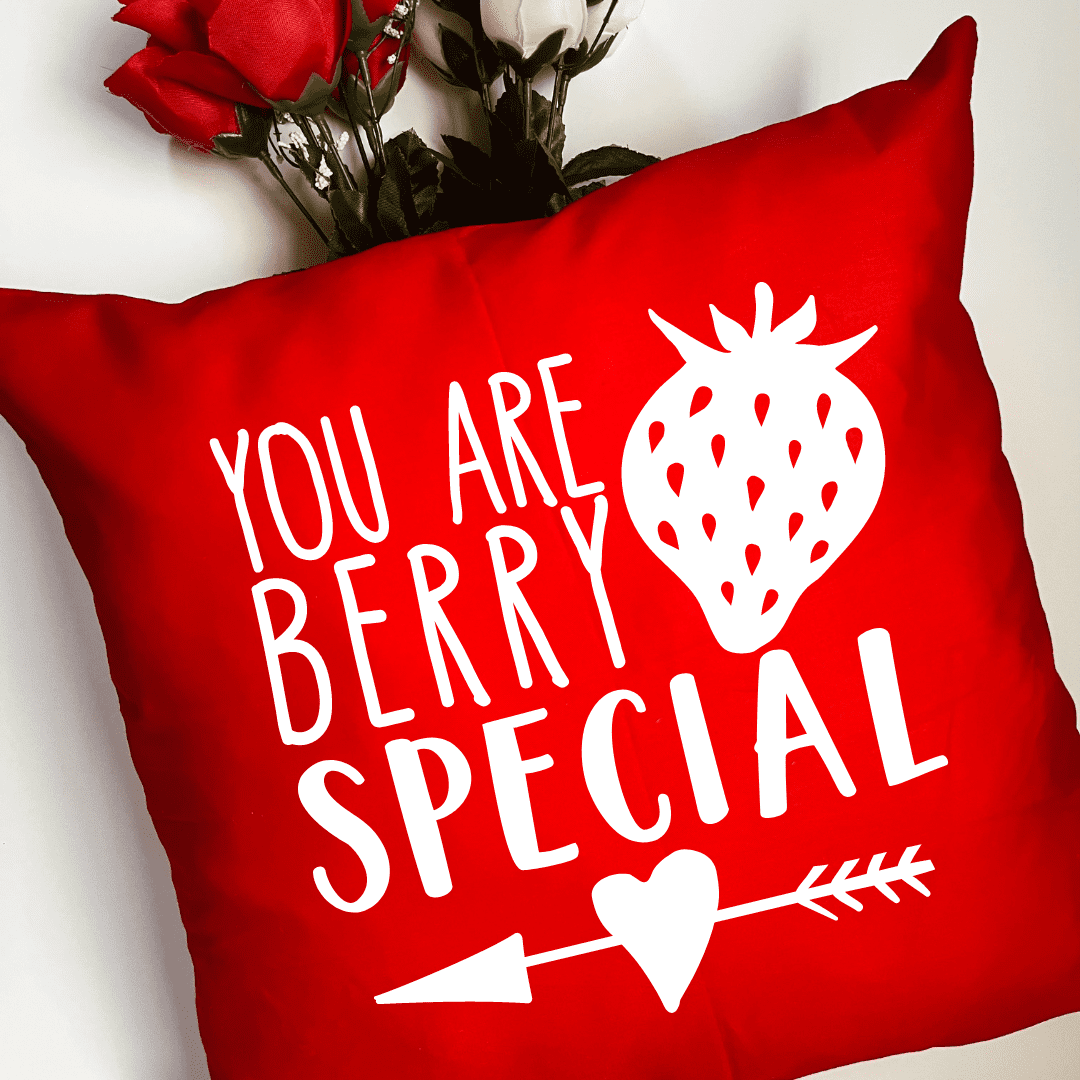 Berry deals throw pillow