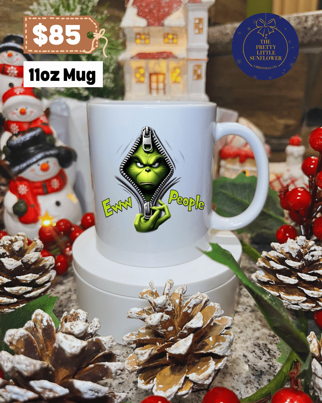 Grinch Ew People Mug