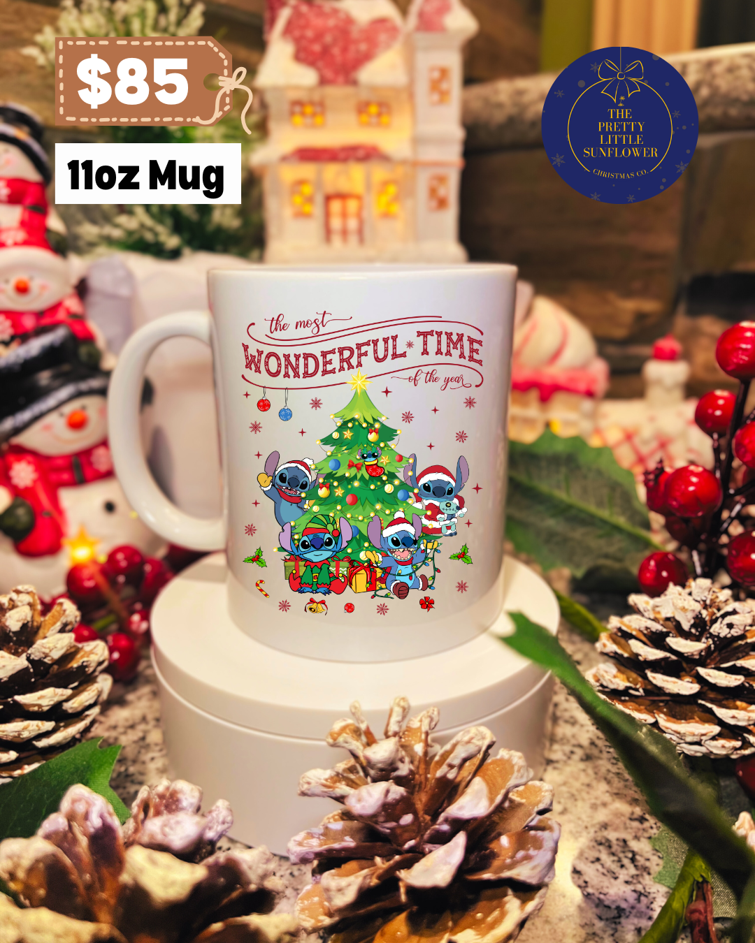 Most Wonderful Time Stitch Ed. Mug