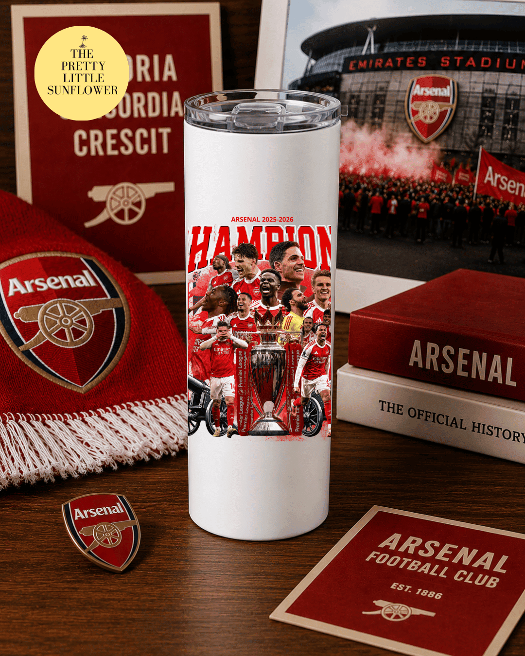 Arsenal PL Tribute Drinkware - ALL DESIGNS - Image 9