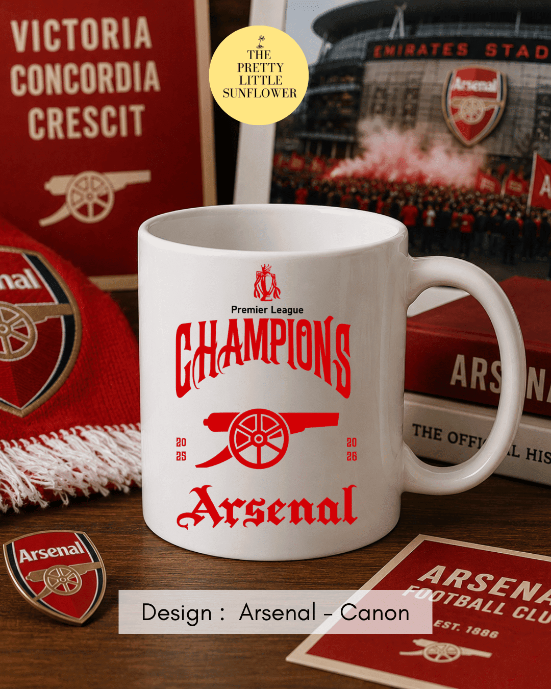 Arsenal PL Tribute Drinkware - ALL DESIGNS - Image 4