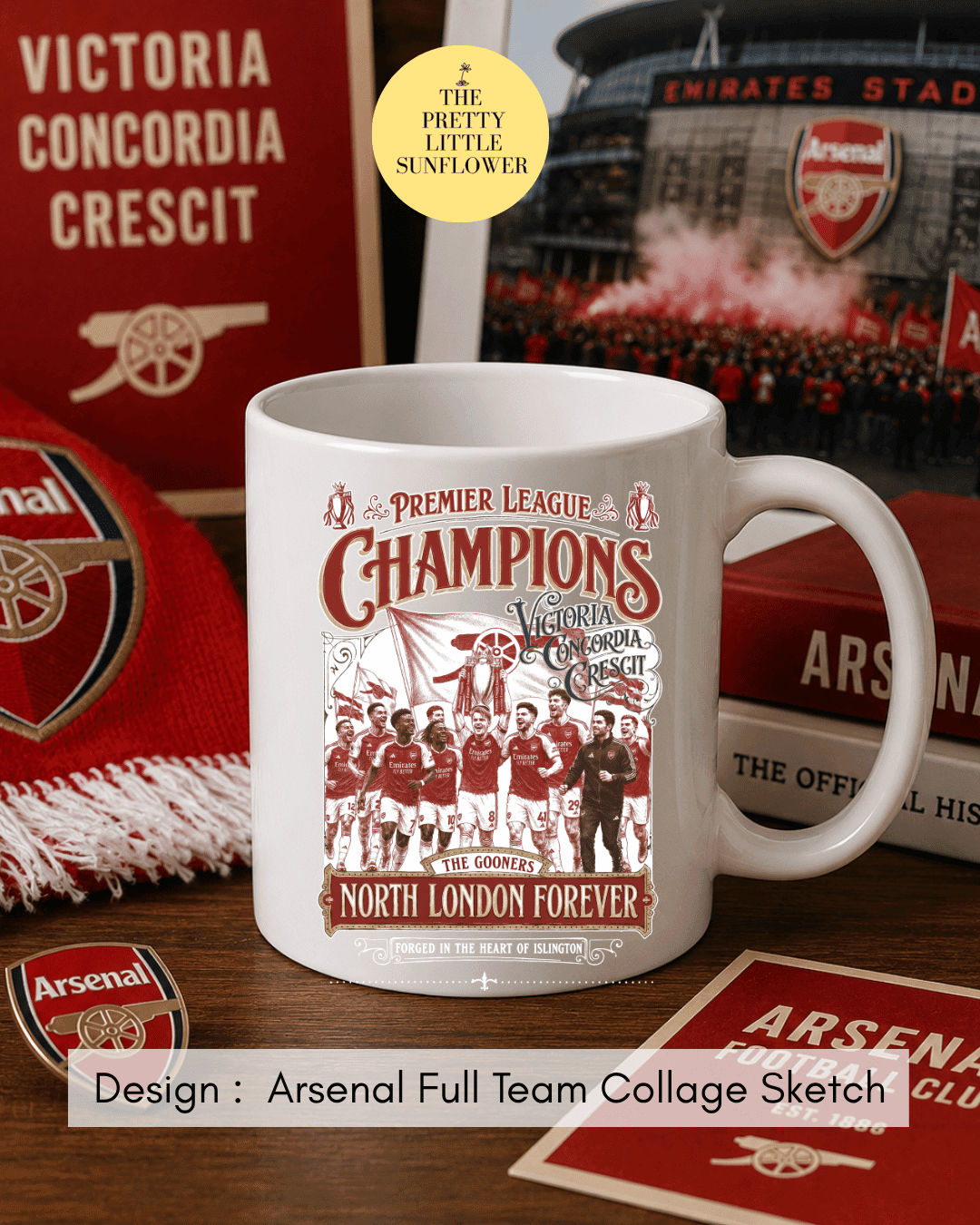 Arsenal PL Tribute Drinkware - ALL DESIGNS - Image 3