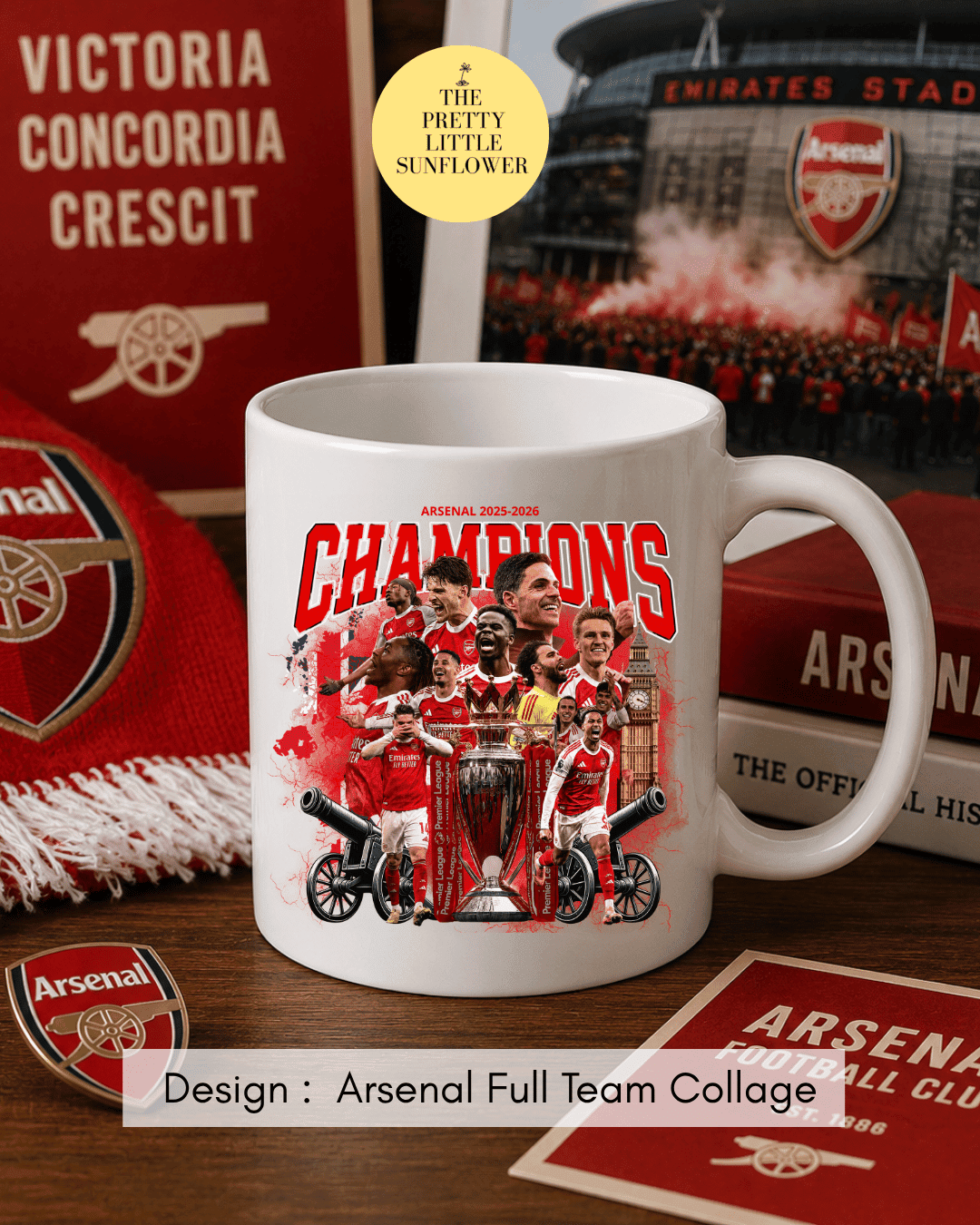 Arsenal PL Tribute Drinkware - ALL DESIGNS - Image 2