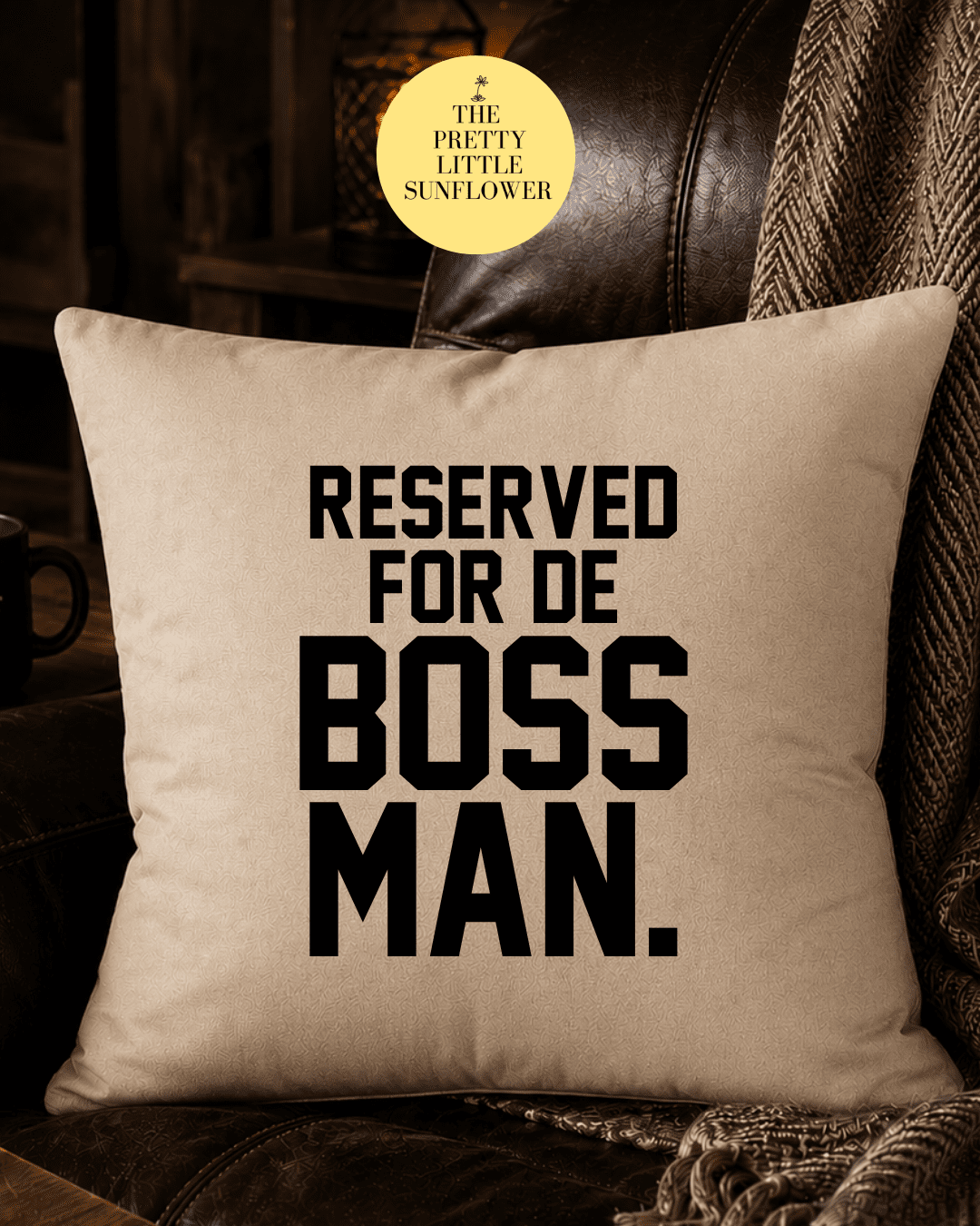 De Boss Man Pillow