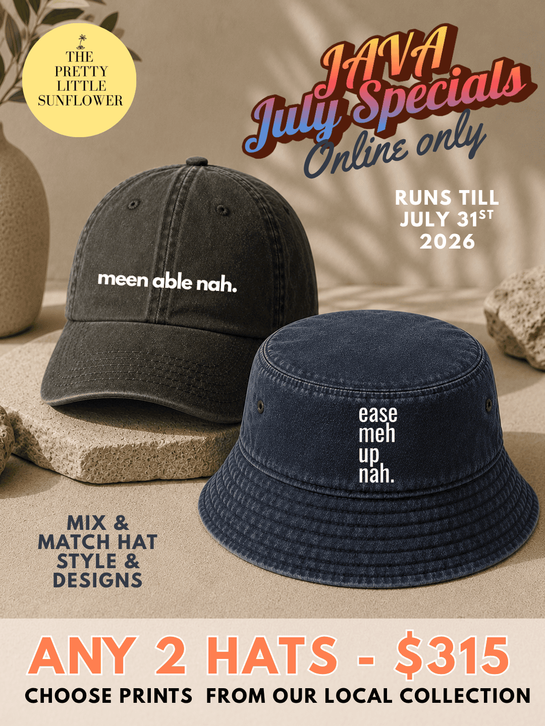 JAVA July Hat Special
