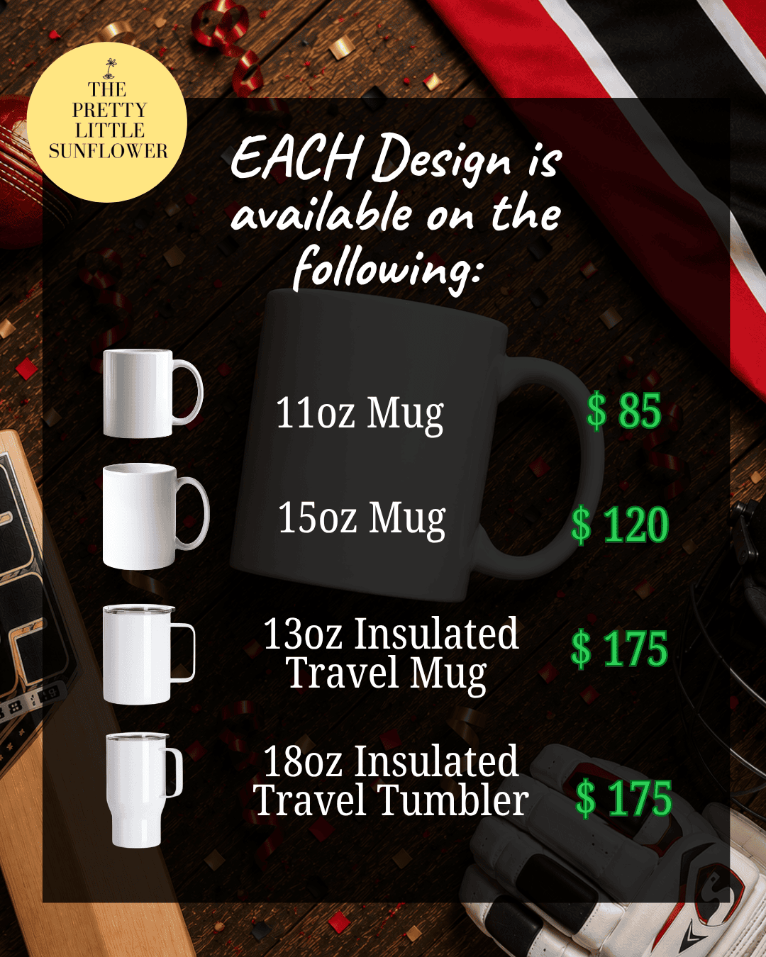 CPL/ Cricket Drinkware - Image 9