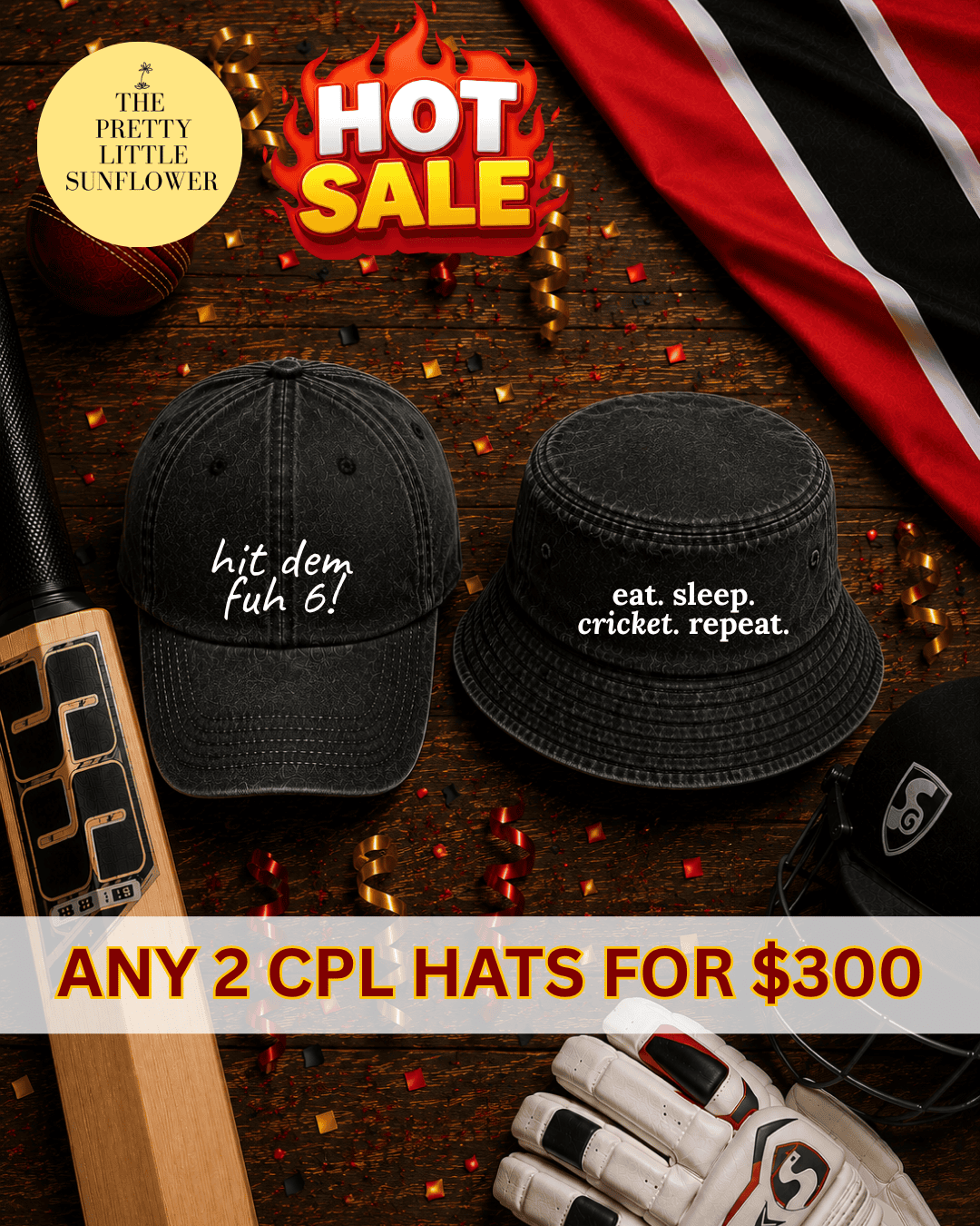 SPECIAL - CPL/ Cricket Hats